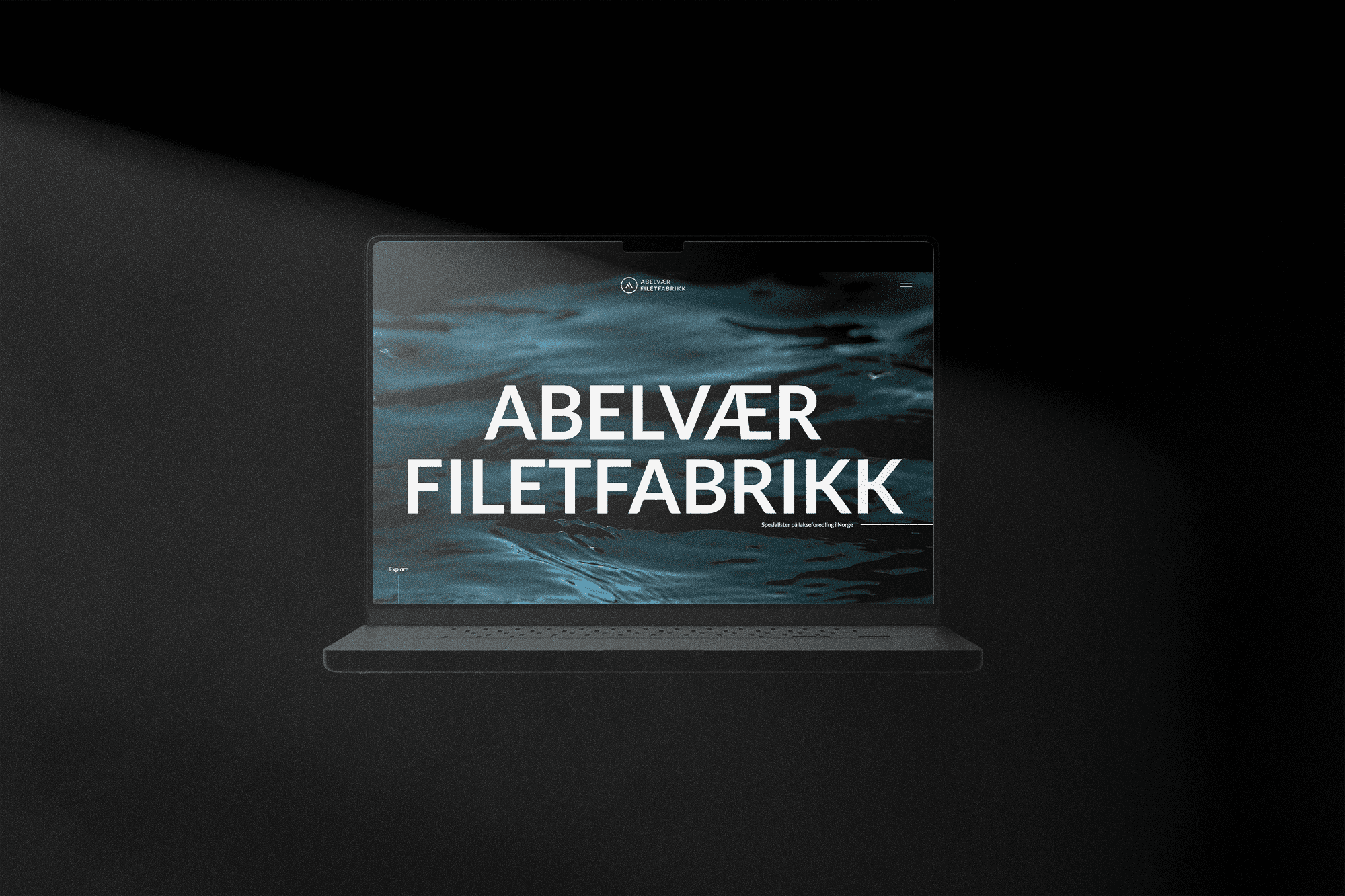 Strona dla producenta ryb Abelvær Filetfabrikk