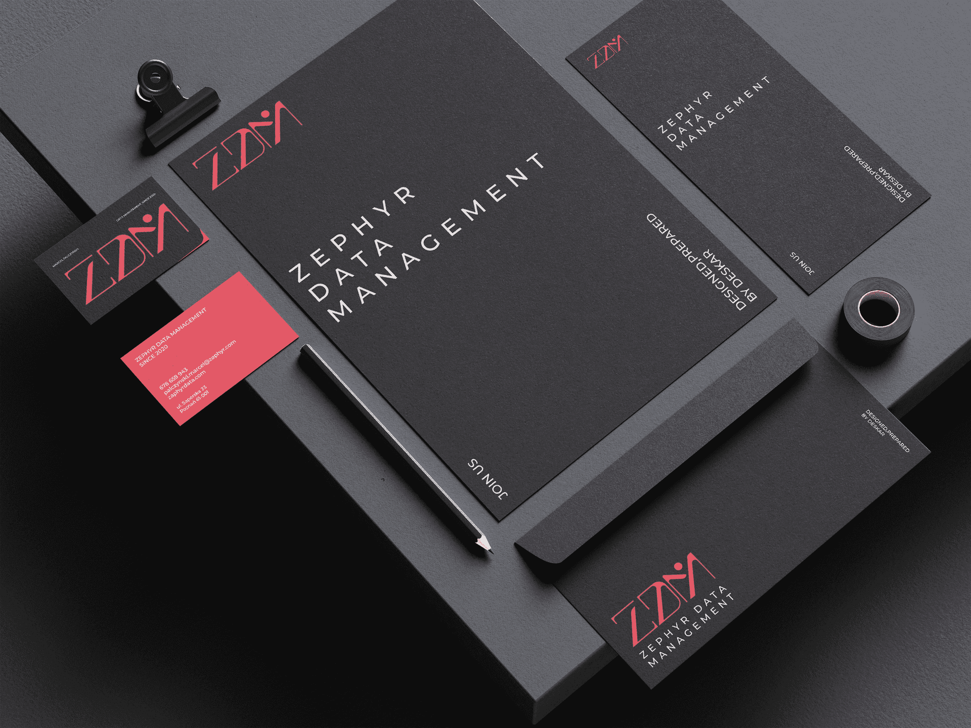 Identyfikacja wizualna dla Zephyr Data Management