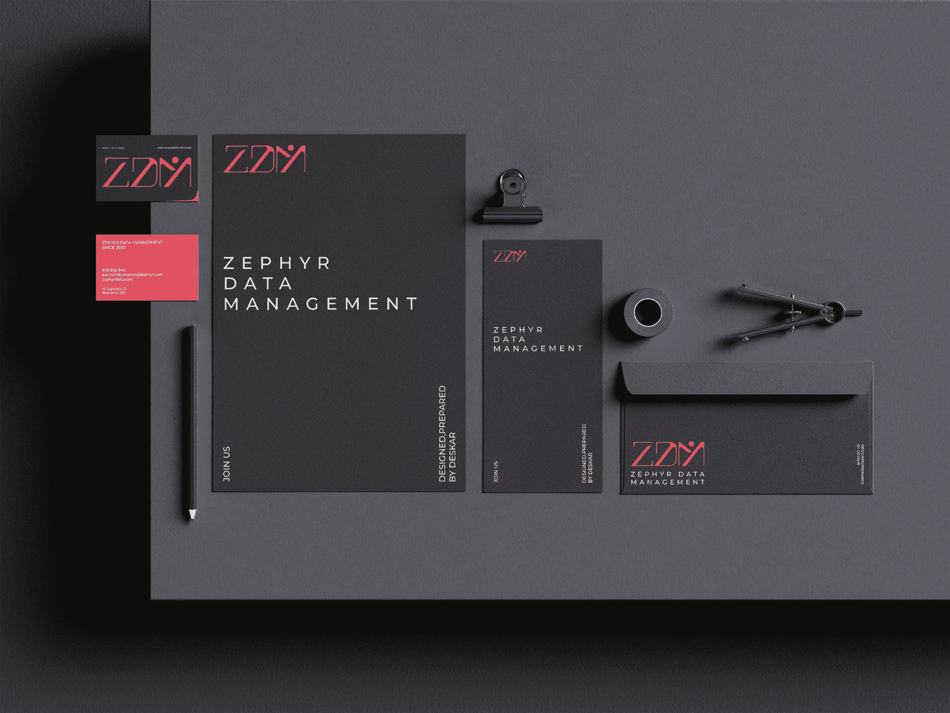 Identyfikacja wizualna dla Zephyr Data Management